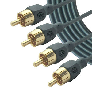 <span class=keywords><strong>สาย</strong></span>สัญญาณเสียง <span class=keywords><strong>AV</strong></span> 2RCA ปลายสูงชุบทองด้วยทองแดงเปลือยหุ้ม HIFI 2 RCA Cabo สำหรับใช้ในรถยนต์ - Product Image 2