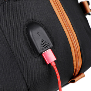 <b>Large</b> <b>Capacity</b> Office Custom Logo Fashion Customized Outdoor Daily Laptop <b>Backpack</b> With USB - Product Image 3