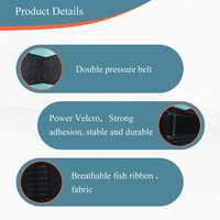 Ceinture de soutien lombaire orthopédique premium en ruban de poisson respirant, réglable et durable pour le soutien du bas du dos en milieu hospitalier