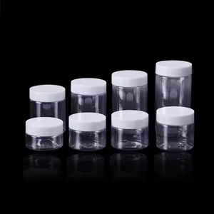 Usine 50ml 100ml 120ml 150ml 200ml 250ml Contenant en plastique transparent pour aliments en PET avec couvercle en plastique/couvercle en métal/couvercle en bois grainé - Product Image 2