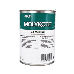 MOLYKOTE 33M cuscinetto in Silicone a temperatura media molto bassa grasso 33 Beige bianco lubrificante industriale NSF specificazione - Product Image 1