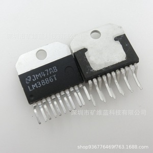 Circuit intégré Lm3886t Zip11, puce d'amplificateur audio à pointe métallique - Product Image 1