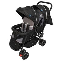 Poussette pour bébé pliable facile landau pour enfants Twins landau