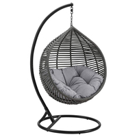 Chaise à œufs en rotin, mobilier d'extérieur, de balcon, patio, jardin, 1 pièce