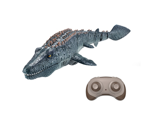 LONGXI - Juguetes de Dinosaurio Mosasaurio con Control Remoto para Niños 2023, Juguetes de Simulación de Dinosaurios con Control Remoto de 2.4G y 4 Canales, Robot - Product Image 2