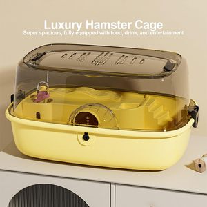 Nueva jaula de hámster Castillo acrílico tragaluz caja de hámster abierta <span class=keywords><strong>completa</strong></span> - Product Image 5