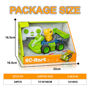 Voiture télécommandée Lucky Toys 2.4G pour tout-petits, jouets de course RC, voiture radiocommandée avec lumières et musique, jouets pour enfants de 2 à 4 ans - Product Image 5