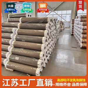 Lámina de PVC Transparente, Suave, Tipo Cristal, Rectangular, Resistente al Aceite, para Protección de Escritorio - Product Image 2