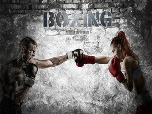 Murale da Parete Personalizzato per Boxe, Carta da Parati su Misura per Palestre, Club di Boxe e Studi Fitness - Product Image 5