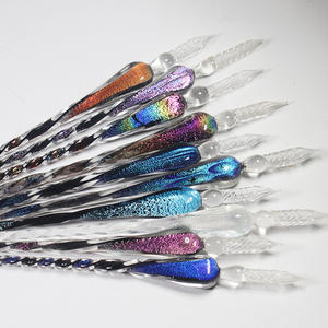 Kreatives Vintage Hochwertiges Handgefertigtes Sternenlicht-Glitzer Glas Dip Pen Geschenkset für Feiertage Kalligraphie Schreiben Zeichnen Kristallstift - Product Image 2