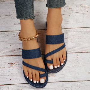 Summer Ladies Platform Slip-on Open Toe Slippers with Rubber Outsole for Outdoor <b>Beach</b> Use Comfortable Fashion Trend JFXSHOES - Product Image 6