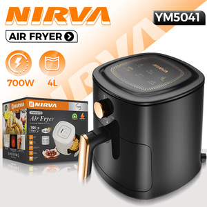 Friggitrice ad Aria Domestica Nirva con Manopola, Disponibile Subito, Macchina Multifunzione per Patatine Fritte, Forno di Grande Capacità, Senza Olio - Product Image 1
