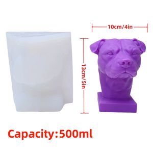 Los moldes de silicona para perros y Bitdog de ROTTWEILER se pueden utilizar para hacer velas, yeso, resina, regalos para mascotas y trofeos conmemorativos - Product Image 2