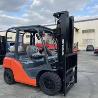 Chariot élévateur diesel d'occasion TOYOTA 4t, petit chariot élévateur puissant, 4 tonnes, durable, prix bas, d'origine japonaise