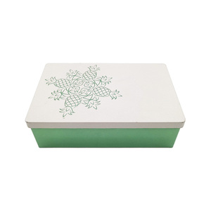 OEM Custom LOGO Custom Printing Metal <strong>Gift</strong> Packaging Recyclable Large Rectangular Metal Cookie <strong>Biscuit</strong> Box <strong>Tin</strong> Can <strong>Gift</strong> <strong>Tin</strong> Box Packaging - Product Image 2
