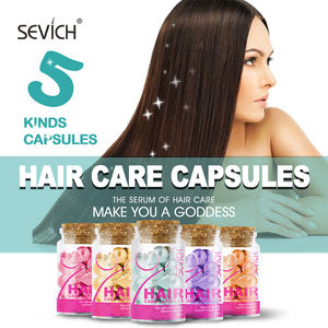 Cápsulas de aceite para tratamiento del cabello, suministro de fábrica, cápsulas de suero para suavizar el cabello, cápsulas elípticas, aceite de vitamina al para el cabello - Product Image 2
