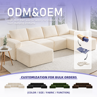 Canapé-lit compressé en gros, canapé modulaire pliable, rembourrage personnalisé pour importateurs de meubles, fourniture de projets OEM ODM