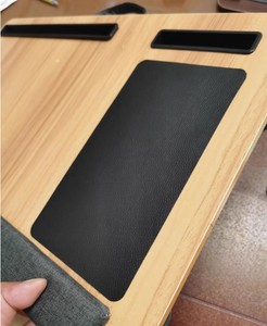 Oreiller de support <span class=keywords><strong>portable</strong></span> <span class=keywords><strong>Table</strong></span> pour ordinateur <span class=keywords><strong>portable</strong></span> pour bureau à domicile avec rebord d'appareil, tapis de souris et téléphone H - Product Image 3