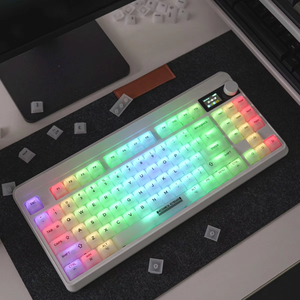 Teclas de PC Mate Transparentes Color Blanco Lechoso, 122 Teclas Cherry para Teclado Mecánico, Teclas Árabes, Rusas, Hangul y Coreanas - Product Image 6