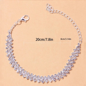 Chaîne de <span class=keywords><strong>cheville</strong></span> de luxe bohème <span class=keywords><strong>en</strong></span> alliage de cristal 2025 <span class=keywords><strong>pour</strong></span> <span class=keywords><strong>femme</strong></span>, style vintage, bijou de <span class=keywords><strong>cheville</strong></span> <span class=keywords><strong>pour</strong></span> sandales, cadeau <span class=keywords><strong>pour</strong></span> <span class=keywords><strong>femme</strong></span> - Product Image 2