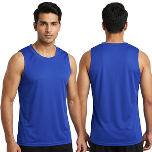 Custom Male Basketball Jersey Youth Training <b>Shirt</b> Breathable Knitted Blank T-<b>Shirt</b> Casual Style Printed Design Sleeveless Vest - Product Image 1