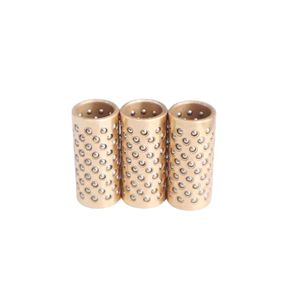 <span class=keywords><strong>Manchon</strong></span> de guidage de cage à billes, construction sans huile, <span class=keywords><strong>manchon</strong></span> en cuivre, diamètre intérieur 10, options plastique/cuivre/aluminium - Product Image 1