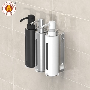 Porte distributeur mural de barre de savon râpé Porte-distributeur de détergent pour bouteille à pompe Style minimaliste pour salle de bain d'hôtel - Product Image 1