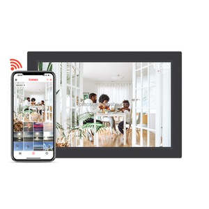Artıları Frameo WiFi dijital resim çerçevesi akıllı bulut elektronik fotoğraf çerçevesi HD IPS dokunmatik ekran otomatik döndür duvar montaj fotoğraf <span class=keywords><strong>Video</strong></span> - Product Image 1