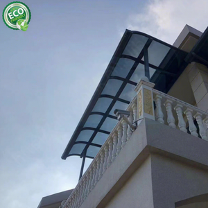 Toldo de Policarbonato Moderno y Sencillo para Exteriores, Techo Sólido, Gazebo con Estructura de Aleación de Aluminio para Estacionamiento de un Solo Automóvil - Product Image 1