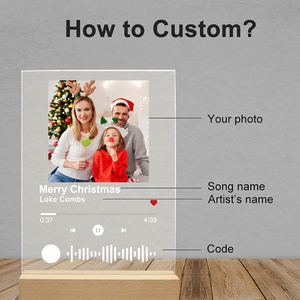 عرض خاص مصباح إضاءة ليلي LED أنيق مع مشغل صور وموسيقى من كلوريد البولي فينيل لديكور الغرف والهدايا - Product Image 6
