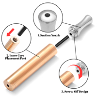 Mode personnalisé Aroma Puff Air Bijoux en bois Jetable Aromatique Air Sans Fumée Nicotine Pendentif Inhalateur Avec Huile Essentielle Coton