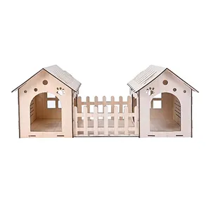 Extra Large Wooden Rabbit Castle