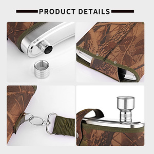 <span class=keywords><strong>SNAKER</strong></span>, frasco de vino portátil de acero inoxidable 316, luz pequeña para exteriores, 88 onzas, patrón de cocodrilo, botella de vino plana, artículos de vino de hierro - Product Image 4