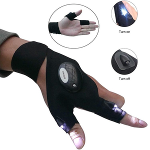 Wholesale Fingerless Glove LED Flashlight Waterproof Torch <b>Outdoor</b> Tool Fishing Camping Hiking Survival Multi <b>Light</b> - Product Image 2