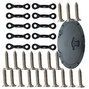 Kit de repuesto para cubierta de barco con tapa de escotilla de 8 pulgadas y accesorios para reparación de kayak y canoa - Product Image 1