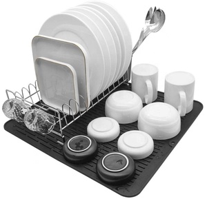 Protector de Silicona para Debajo del Fregadero de Cocina, Tamaño Extra Grande, 21 x 18 Pulgadas, Tapete para Secar Platos - Product Image 5