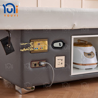 Table de massage thaïlandaise électrique haut de gamme à dossier réglable, cadre en acier inoxydable, lit de spa pour soins du visage et extensions de cils – Meilleures ventes