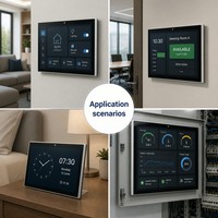 Panel de Control Inteligente para Hogar de 10.1 Pulgadas con Android 15 RK3566, Montaje en Pared, Pantalla Táctil POE, Tablet HMI con Red Ethernet RS485