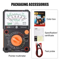 Multimètre analogique manuel VICTOR 3010, AC/DC 1000V 10A, testeur de niveau audio et de diode, précision de classe 3%, résistance 10k, OEM