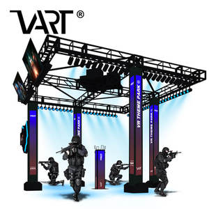 ที่น่าตื่นเต้น VR Attraction สี่ผู้เล่น Teamwork สงครามการต่อสู้ VR Arenas สำหรับ Theme Park - Product Image 5