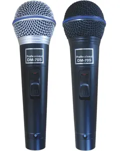 DM-70S kablolu profesyonel el Metal KTV şarkı konferans dinamik mikrofon