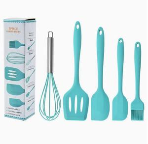 5Pcs Wholesale Food Grade <b>Silicone</b> Kitchen Utensils Items Kitchen Cooking Accessories <b>Tool</b> Set - Product Image 2