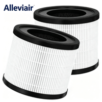 Filtre à air Alleviair H1020101 à 3 étages HEPA H11 avec charbon actif pour utilisation domestique et au bureau H7120, réduction des COV