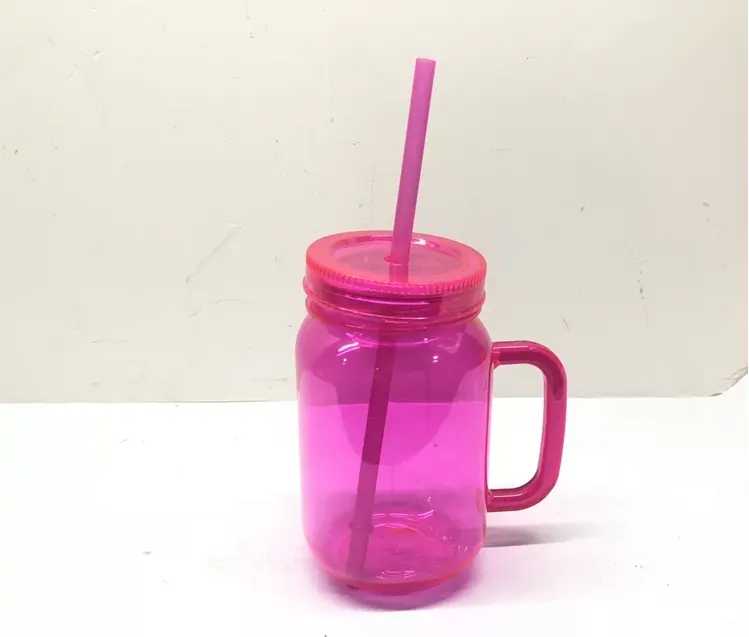 kids party drinking reusable Girlwill Lid Clear Plastic Cups With Straws Custom Logo PS mike tea Food Container