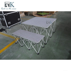 Square 4ftx4ft <b>Platform</b> <b>Stage</b> Non-rust Aluminum Spider Riser <b>Stage</b> Sale - Product Image 4