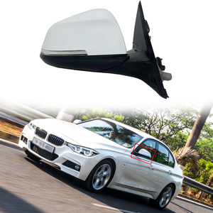 Specchietto retrovisore auto adatto per specchietto laterale serie 3 da 2011 2018 <span class=keywords><strong>BMW</strong></span> F30 per accessori <span class=keywords><strong>BMW</strong></span> piegatura elettrica (Base nera lucida) - Product Image 1