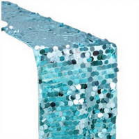 Nappe décorative moderne géométrique en maille à paillettes effet écailles de poisson pour hôtels et fêtes, vente en gros