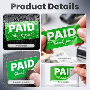 Étiquettes autocollantes en rouleau pour la vente au détail, adaptées aux magasins, supermarchés commerciaux, étiquettes d'emballage pour l'approvisionnement - Product Image 6