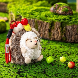 Adorabile portachiavi <span class=keywords><strong>riccio</strong></span> in peluche portachiavi <span class=keywords><strong>riccio</strong></span> carino portachiavi durevole per l'uso quotidiano - Product Image 2