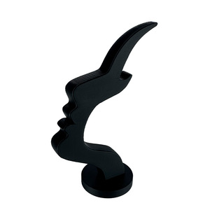 Espositore per Occhiali a Forma di Profilo Umano Stampato in 3D, Porta Occhiali Stile Bohemien con Finitura Lucida, Fatto a Mano - Product Image 2